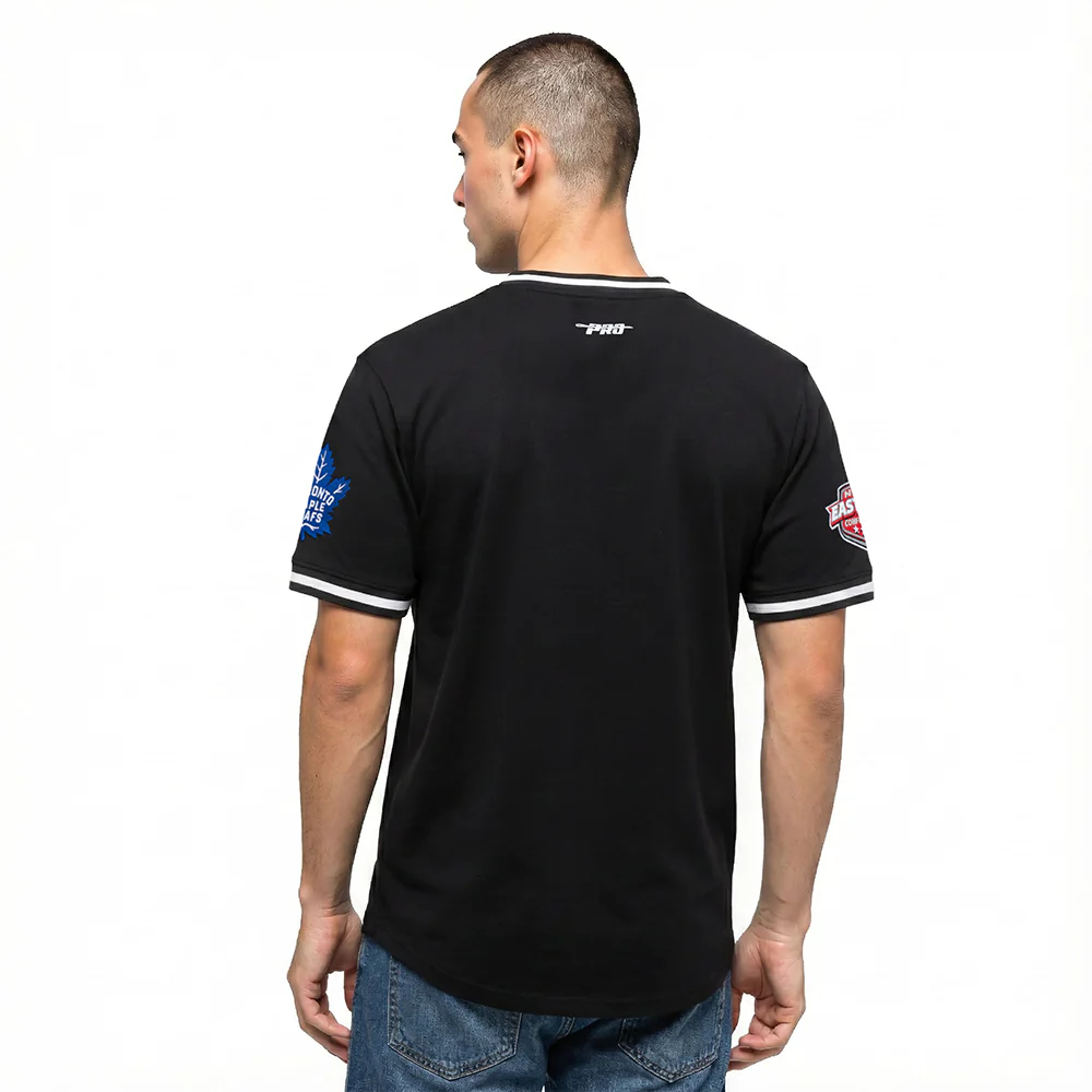 NHL TORONTO MAPLE LEAFS CLASSIC CHENILLE MEN'S DK TEE (BLACK) - Image 2