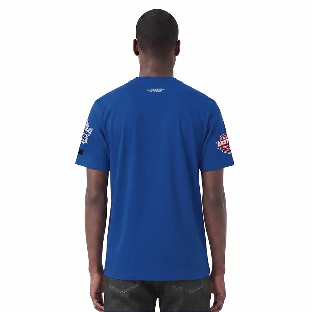 NHL TORONTO MAPLE LEAFS CLASSIC CHENILLE SINGLE JERSEY TEE (DODGER BLUE) - Image 2
