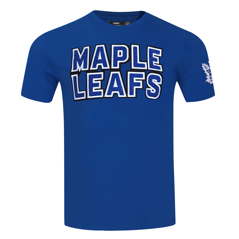NHL TORONTO MAPLE LEAFS CLASSIC CHENILLE SINGLE JERSEY TEE (DODGER BLUE) - Image 3