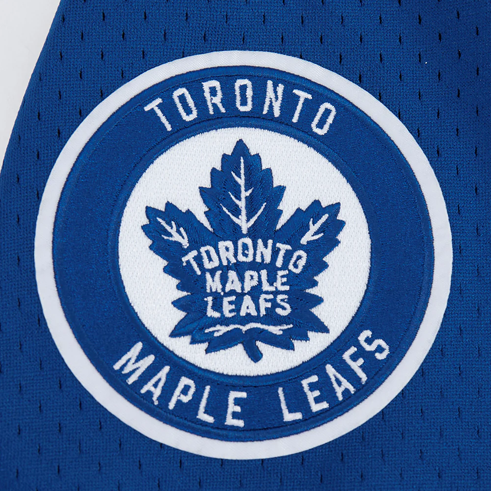 NHL TORONTO MAPLE LEAFS CLASSIC MESH MEN'S BUTTON DOWN SHIRT (DODGER BLUE) - Image 9