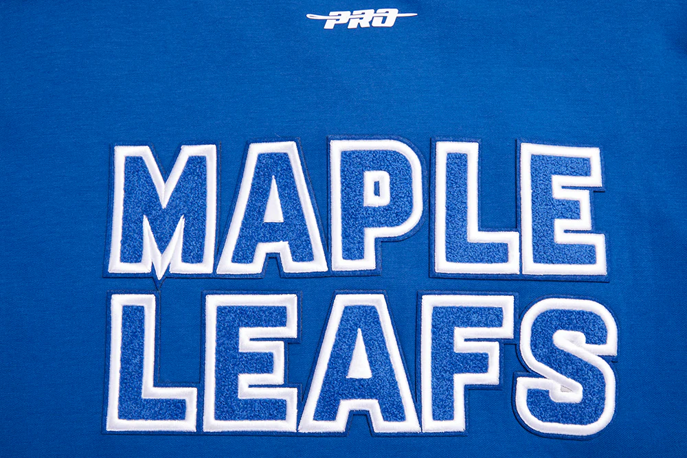 NHL TORONTO MAPLE LEAFS CLASSIC MEN'S WARM UP JACKET (DODGER BLUE) - Image 7