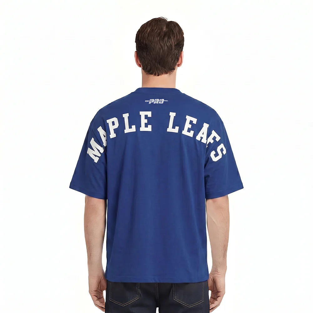 NHL TORONTO MAPLE LEAFS WINGSPAN MEN'S CJ DROP SHOULDER TEE (DODGER BLUE)