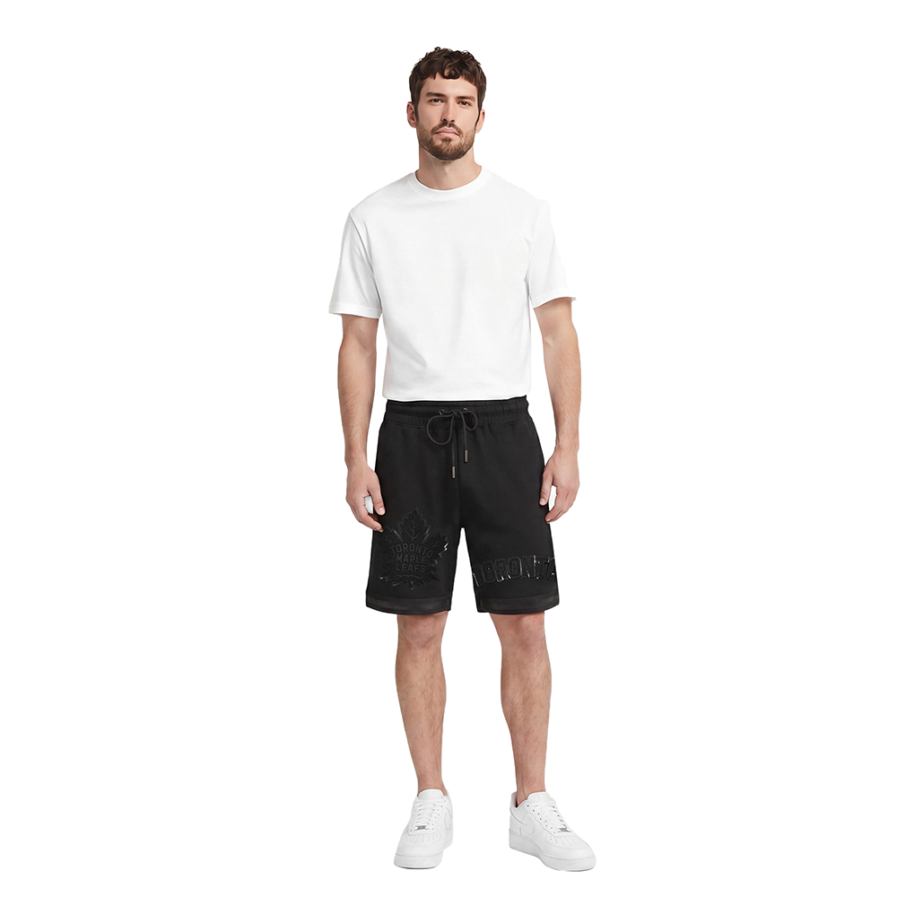 TORONTO MAPLE LEAFS CLASSIC 3BK MEN'S DK SHORT (TRIPLE BLACK) - Image 3
