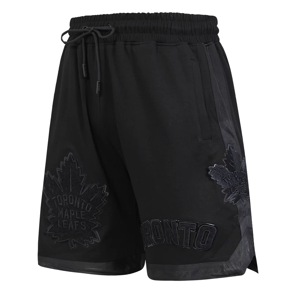 TORONTO MAPLE LEAFS CLASSIC 3BK MEN'S DK SHORT (TRIPLE BLACK) - Image 4