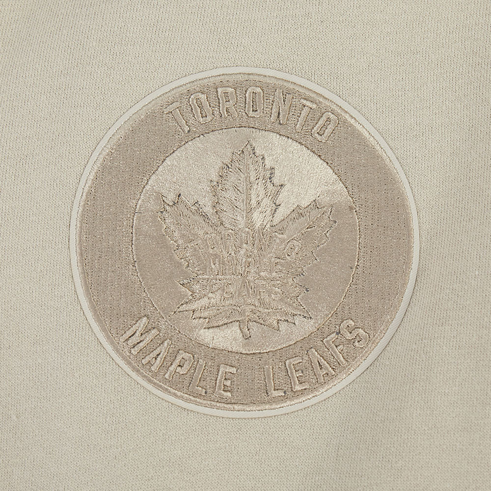 NHL TORONTO MAPLE LEAFS NEUTRAL MEN'S DROP SHOULDER FLC PO HOODIE (TAUPE) - Image 7