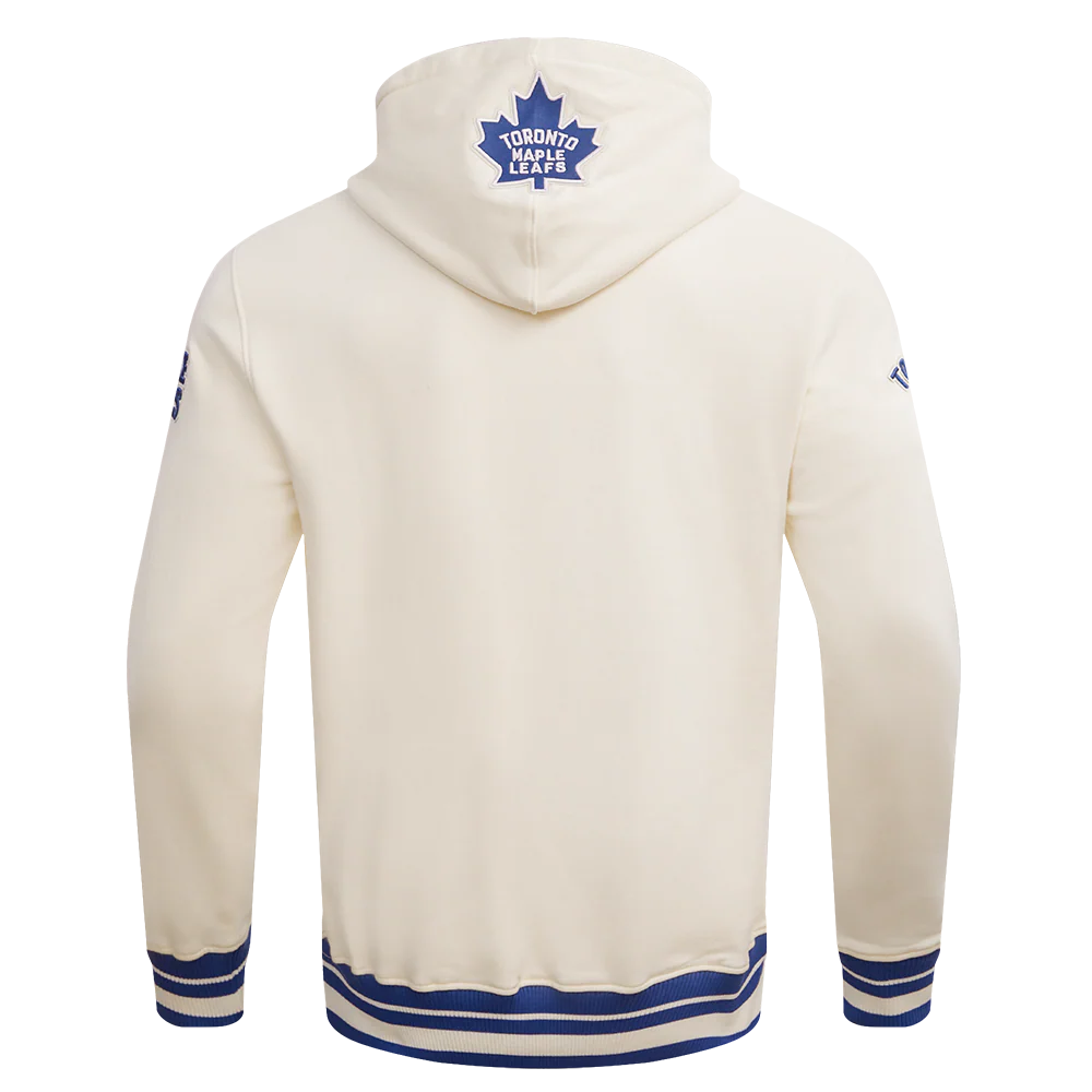 NHL TORONTO MAPLE LEAFS RETRO CLASSIC MEN'S PULLOVER HOODIE (EGGSHELL/DODGER BLUE) - Image 12