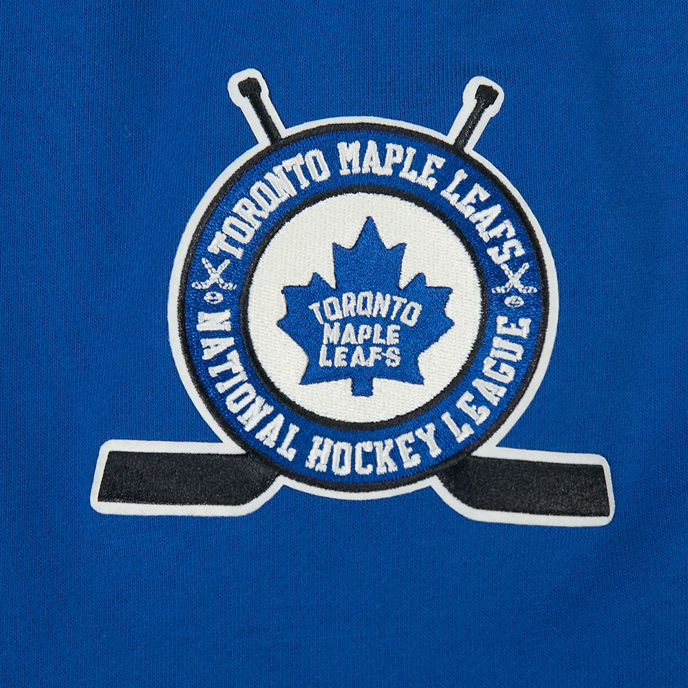 NHL TORONTO MAPLE LEAFS MODERN ORIGINALS MEN'S FLC PO HOODIE (DODGER BLUE) - Image 5