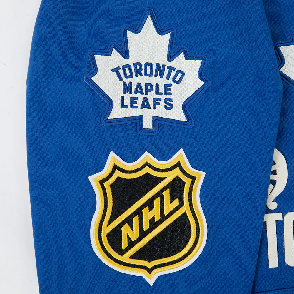 NHL TORONTO MAPLE LEAFS MODERN ORIGINALS MEN'S FLC PO HOODIE (DODGER BLUE) - Image 6