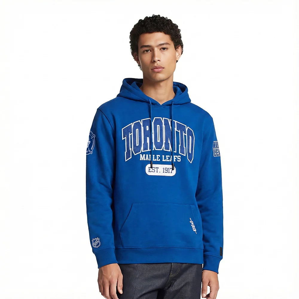 NHL TORONTO MAPLE LEAFS CITY ARCH MEN'S FLC PO HOODIE (DODGER BLUE)