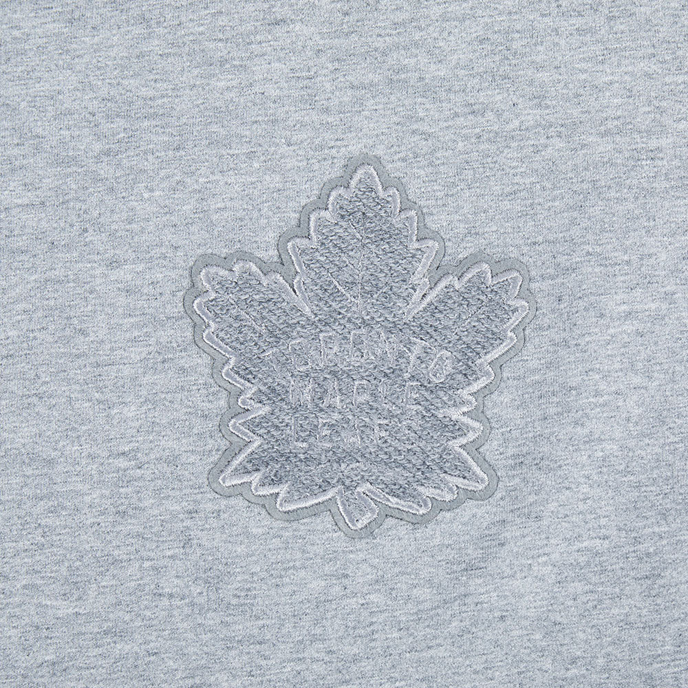 NHL TORONTO MAPLE LEAFS REVERSE FRENCH TERRY WOMEN'S SJ BOXY TEE (DARK HEATHER GRAY) - Image 5