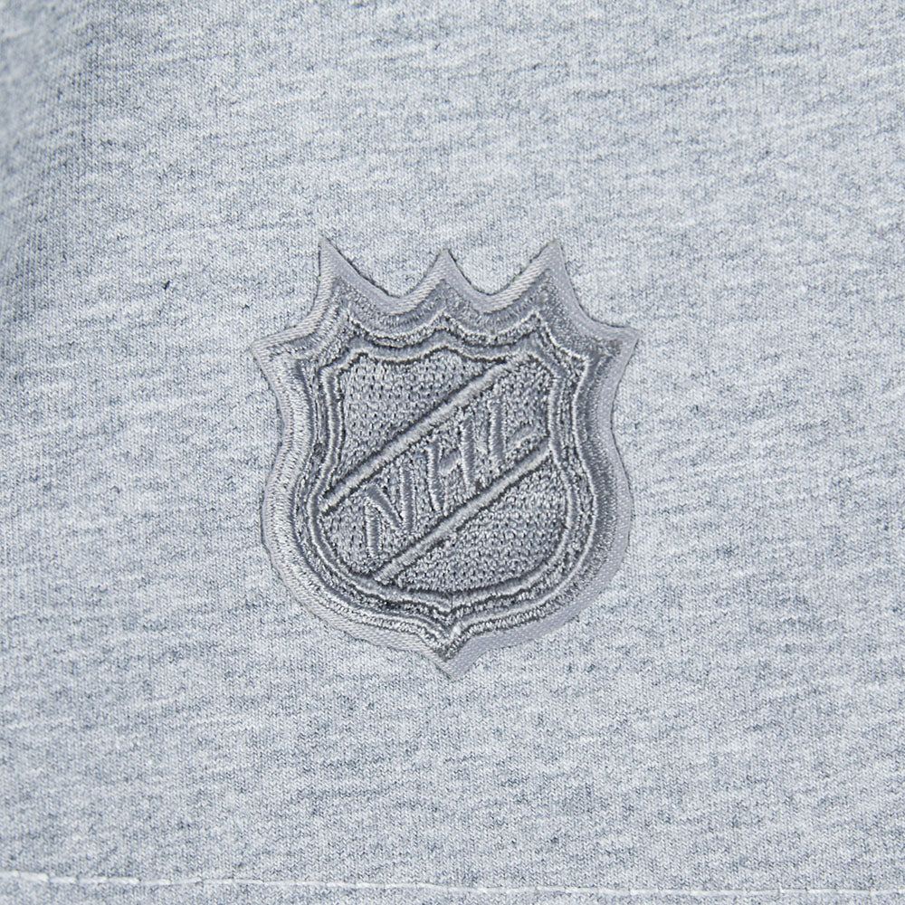 NHL TORONTO MAPLE LEAFS REVERSE FRENCH TERRY WOMEN'S SJ BOXY TEE (DARK HEATHER GRAY) - Image 6