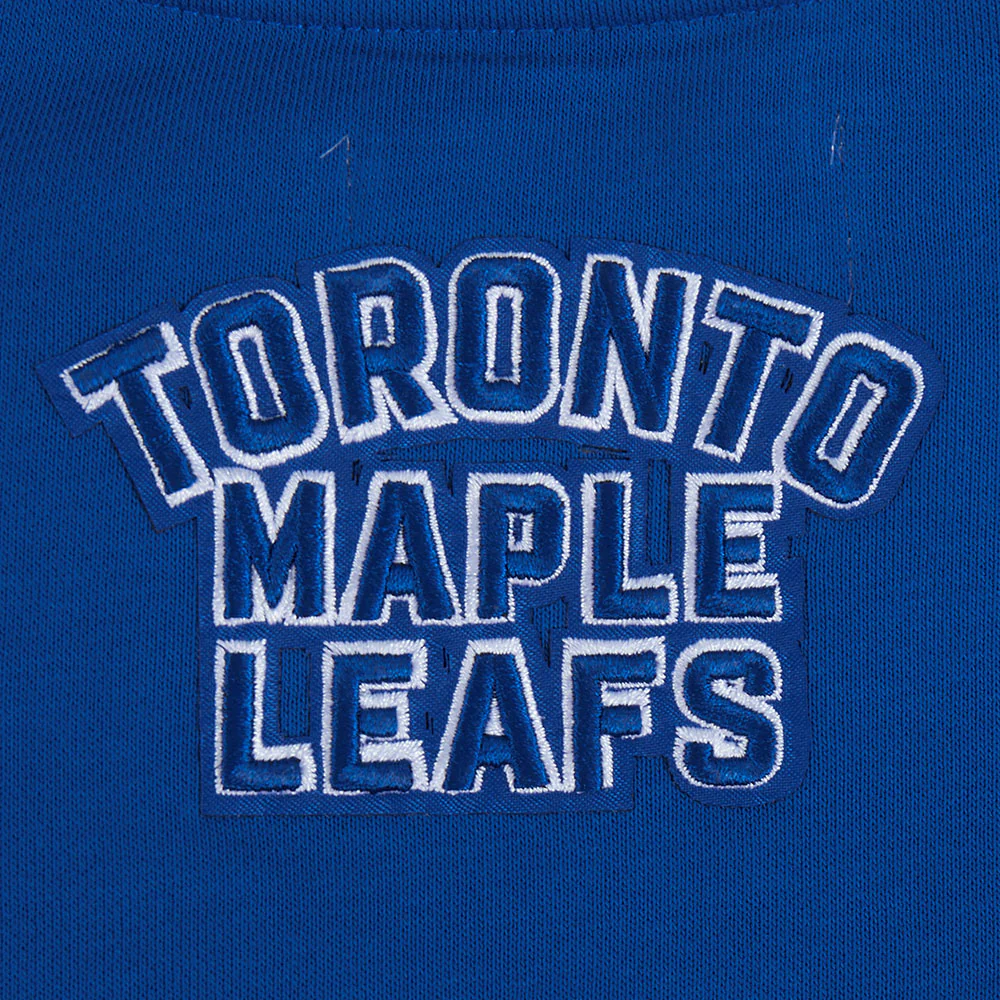NHL TORONTO MAPLE LEAFS CLASSIC WOMEN'S FLC CREWNECK (DODGER BLUE) - Image 6