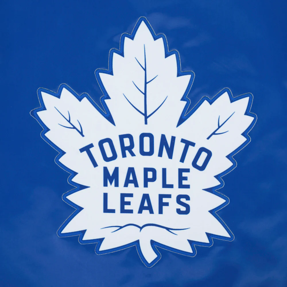 NHL TORONTO MAPLE LEAFS CLASSIC WOMEN'S SATIN JACKET (DODGER BLUE) - Image 7