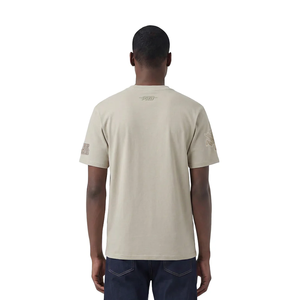 NHL VANCOUVER CANUCKS NEUTRAL MEN'S CJ DROP SHOULDER TEE (TAUPE) - Image 2