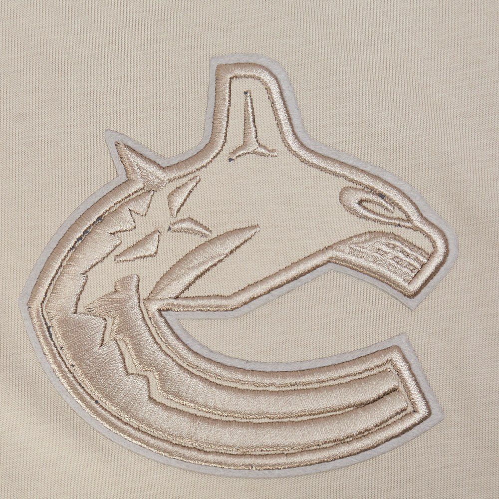 NHL VANCOUVER CANUCKS NEUTRAL MEN'S CJ DROP SHOULDER TEE (TAUPE) - Image 5