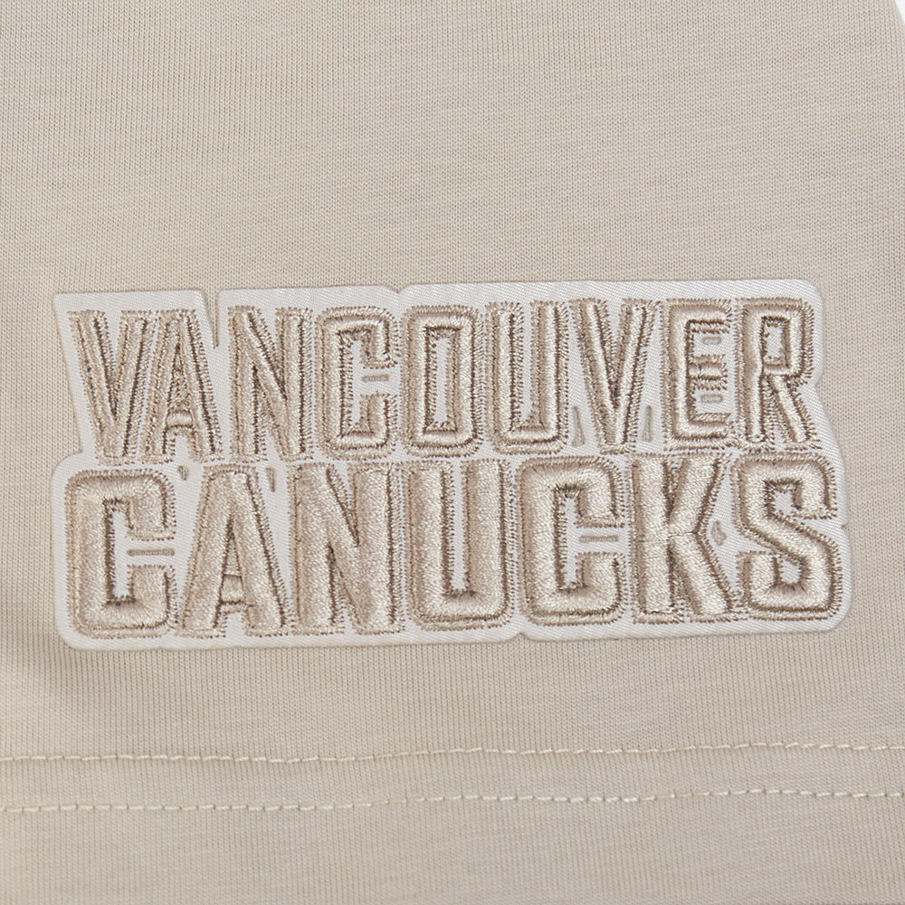 NHL VANCOUVER CANUCKS NEUTRAL MEN'S CJ DROP SHOULDER TEE (TAUPE) - Image 6