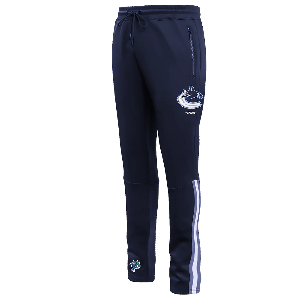 NHL VANCOUVER CANUCKS CLASSIC CHENILLE MEN'S DK TRACK PANT (MIDNIGHT NAVY) - Image 4