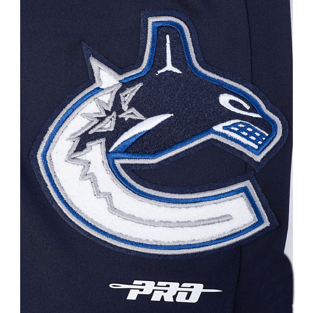 NHL VANCOUVER CANUCKS CLASSIC CHENILLE MEN'S DK TRACK PANT (MIDNIGHT NAVY) - Image 8