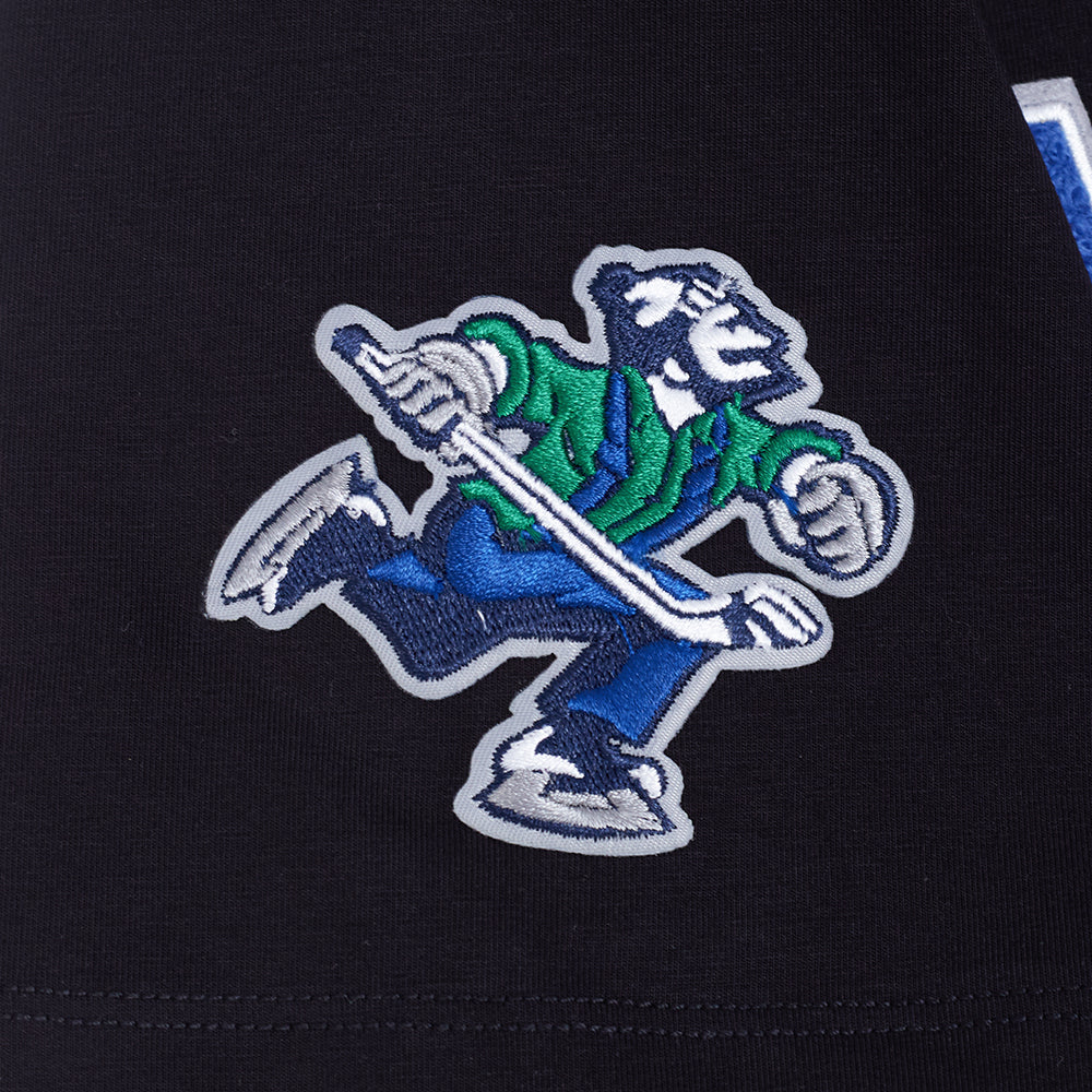 NHL VANCOUVER CANUCKS CLASSIC WOMEN'S SJ SLIM FIT TEE (BLACK) - Image 5