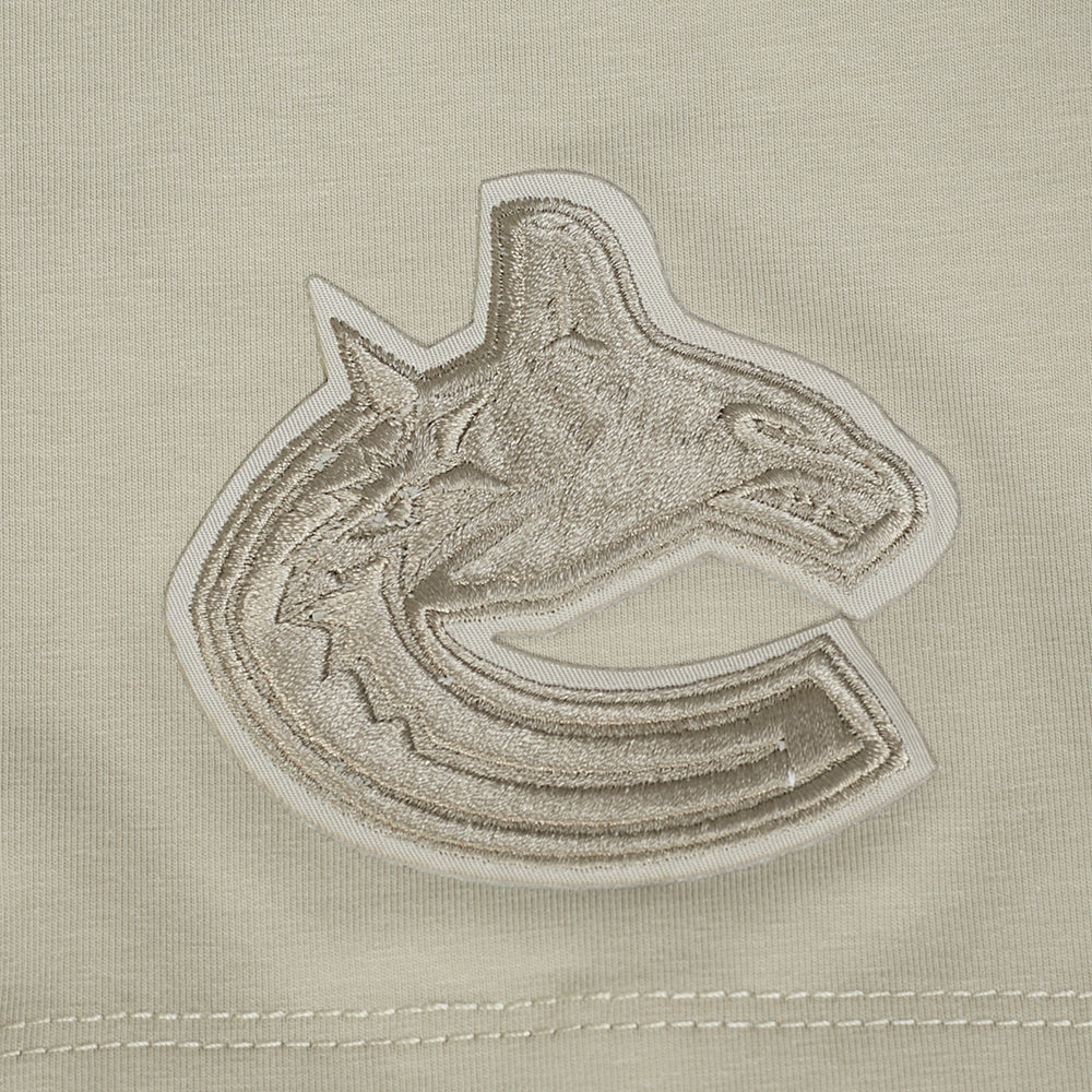 NHL VANCOUVER CANUCKS NEUTRAL WOMEN'S SJ BOXY TEE (TAUPE) - Image 6