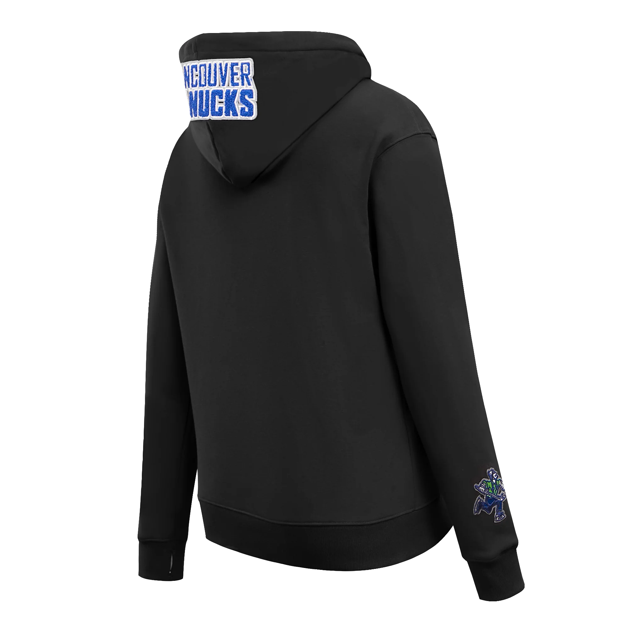 NHL VANCOUVER CANUCKS CLASSIC WOMEN'S FLC PO HOODIE (BLACK) - Image 4