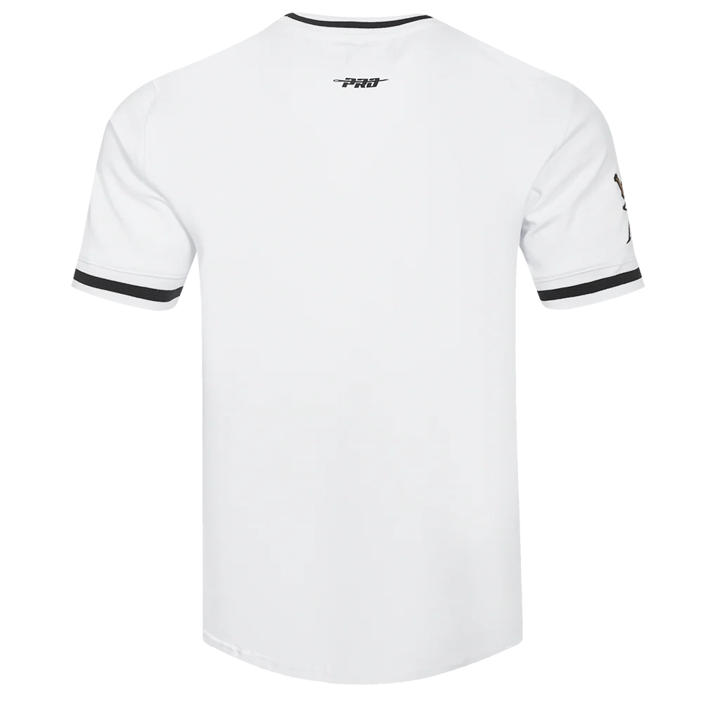 NHL VEGAS GOLDEN KNIGHTS CLASSIC CHENILLE MEN'S DOUBLE KNIT TEE (WHITE/BLACK) - Image 3