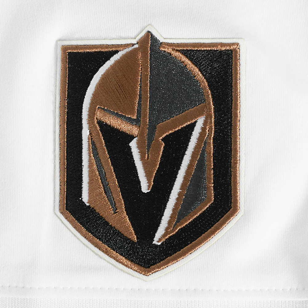 NHL VEGAS GOLDEN KNIGHTS CLASSIC CHENILLE MEN'S DOUBLE KNIT TEE (WHITE/BLACK) - Image 6