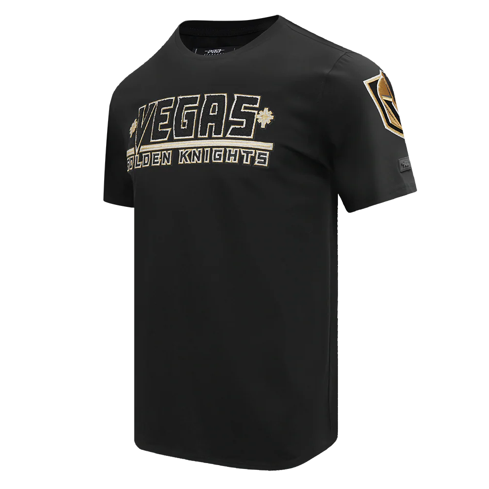 NHL VEGAS GOLDEN KNIGHTS CLASSIC CHENILLE MEN'S TEE (BLACK) - Image 2