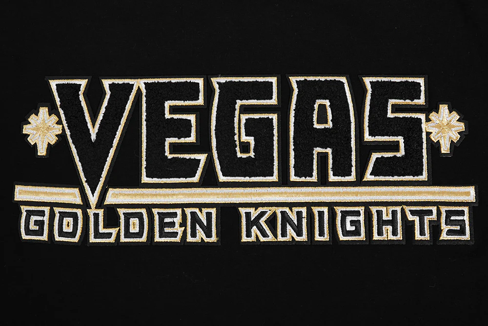 NHL VEGAS GOLDEN KNIGHTS CLASSIC CHENILLE MEN'S TEE (BLACK) - Image 8