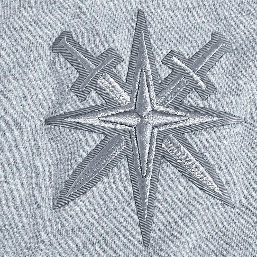 NHL VEGAS GOLDEN KNIGHTS NEUTRAL MEN'S DROP SHOULDER TEE (DARK HEATHER GRAY) - Image 7