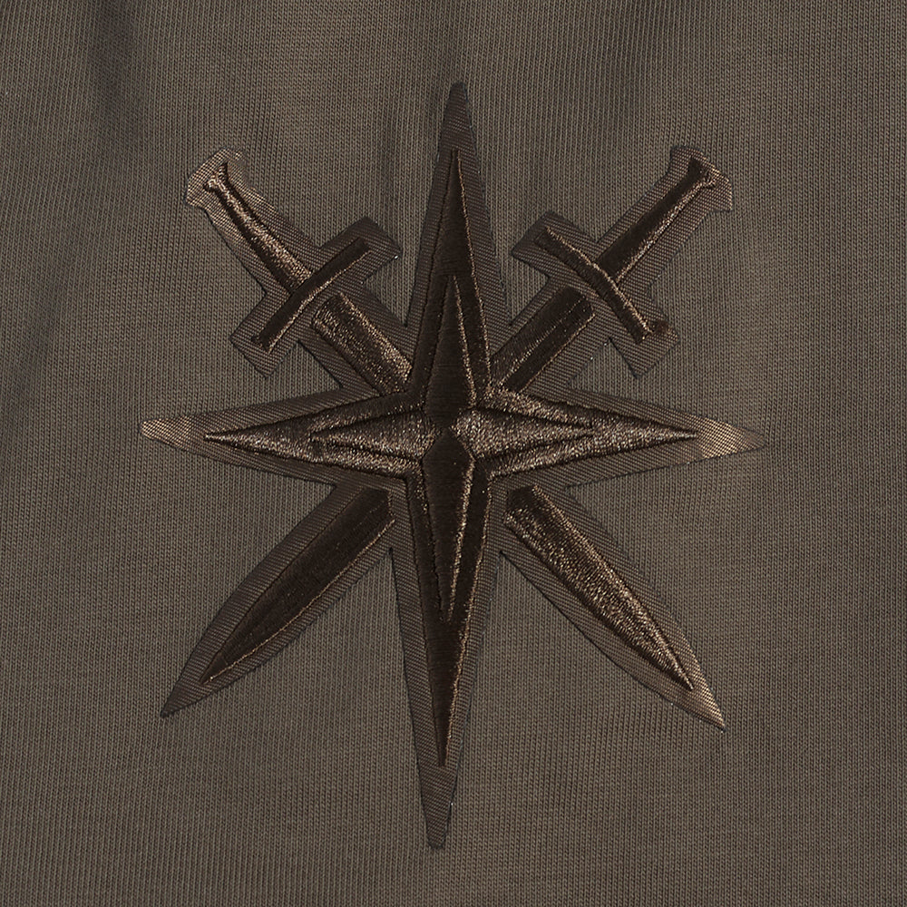 NHL VEGAS GOLDEN KNIGHTS NEUTRAL MEN'S DROP SHOULDER TEE (DARK TAUPE) - Image 6