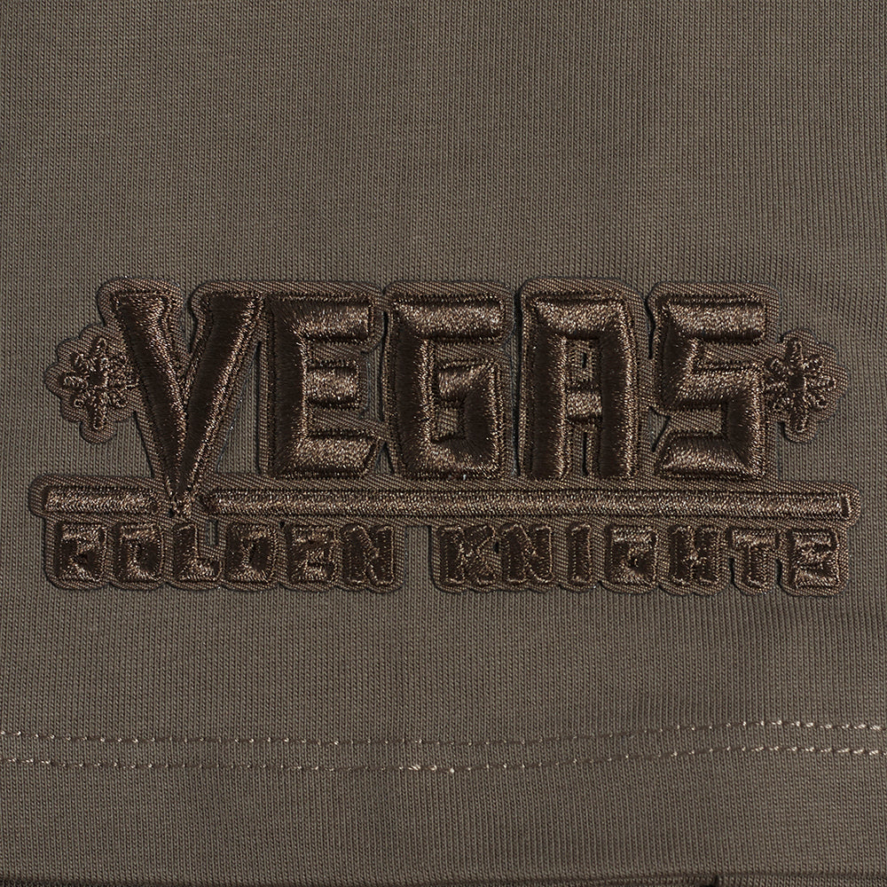 NHL VEGAS GOLDEN KNIGHTS NEUTRAL MEN'S DROP SHOULDER TEE (DARK TAUPE) - Image 7
