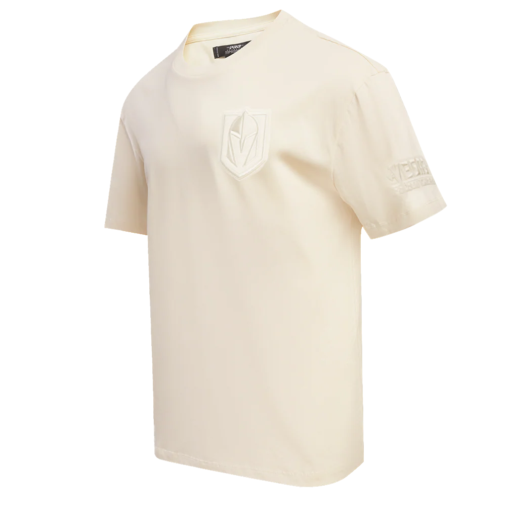 NHL VEGAS GOLDEN KNIGHTS NEUTRAL COTTON JERSEY DROP SHOULDER TEE (EGGSHELL) - Image 2