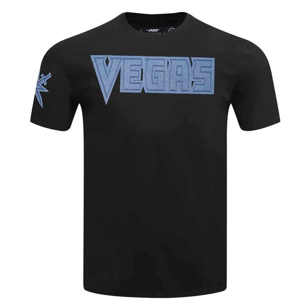 NHL VEGAS GOLDEN KNIGHTS VARSITY BLUES MEN'S TEE (BLACK)