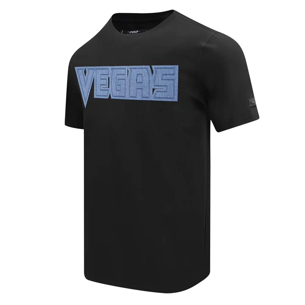 NHL VEGAS GOLDEN KNIGHTS VARSITY BLUES MEN'S TEE (BLACK) - Image 2