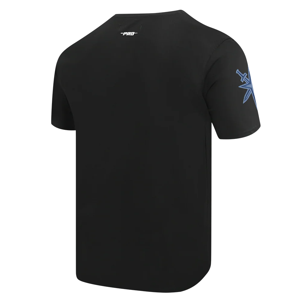 NHL VEGAS GOLDEN KNIGHTS VARSITY BLUES MEN'S TEE (BLACK) - Image 4