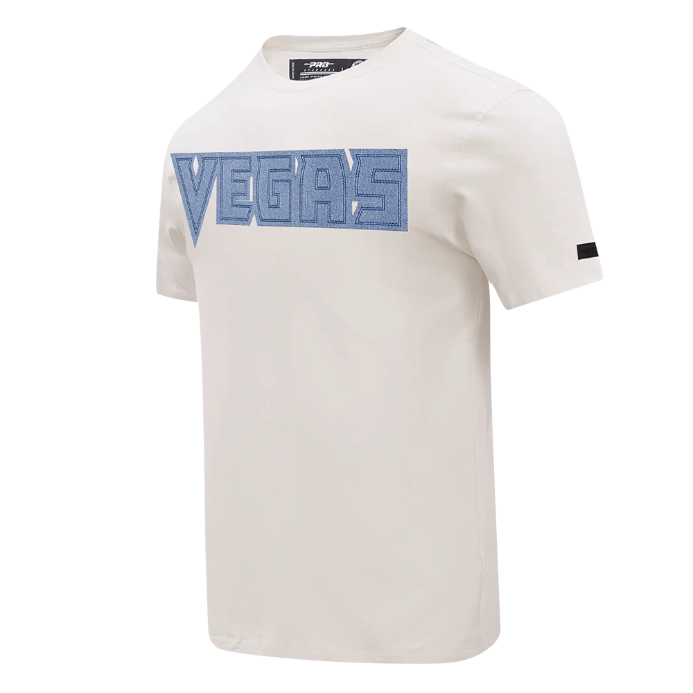 NHL VEGAS GOLDEN KNIGHTS VARSITY BLUES MEN'S TEE (LINEN) - Image 2