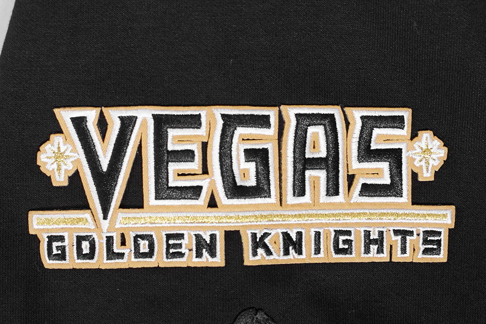 NHL VEGAS GOLDEN KNIGHTS CLASSIC MEN'S WARM UP JACKET (BLACK) - Image 9