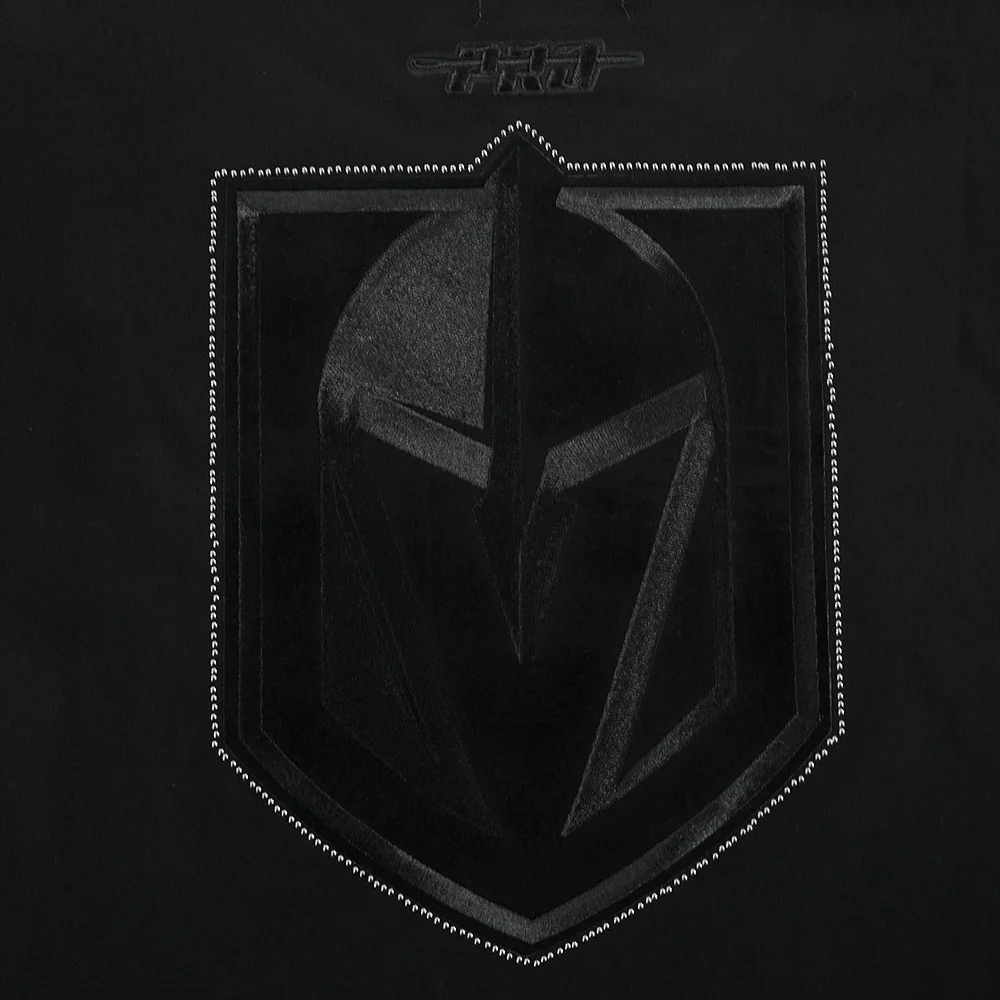 NHL VEGAS GOLDEN KNIGHTS BLACKOUT MEN'S CJ DROP SHOULDER TEE (BLACK) - Image 7