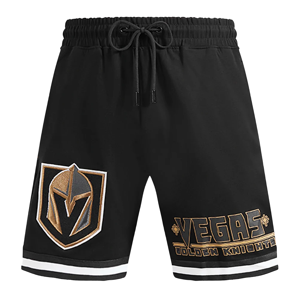 NHL VEGAS GOLDEN KNIGHTS CLASSIC CHENILLE MEN'S SHORT (BLACK) - Image 2