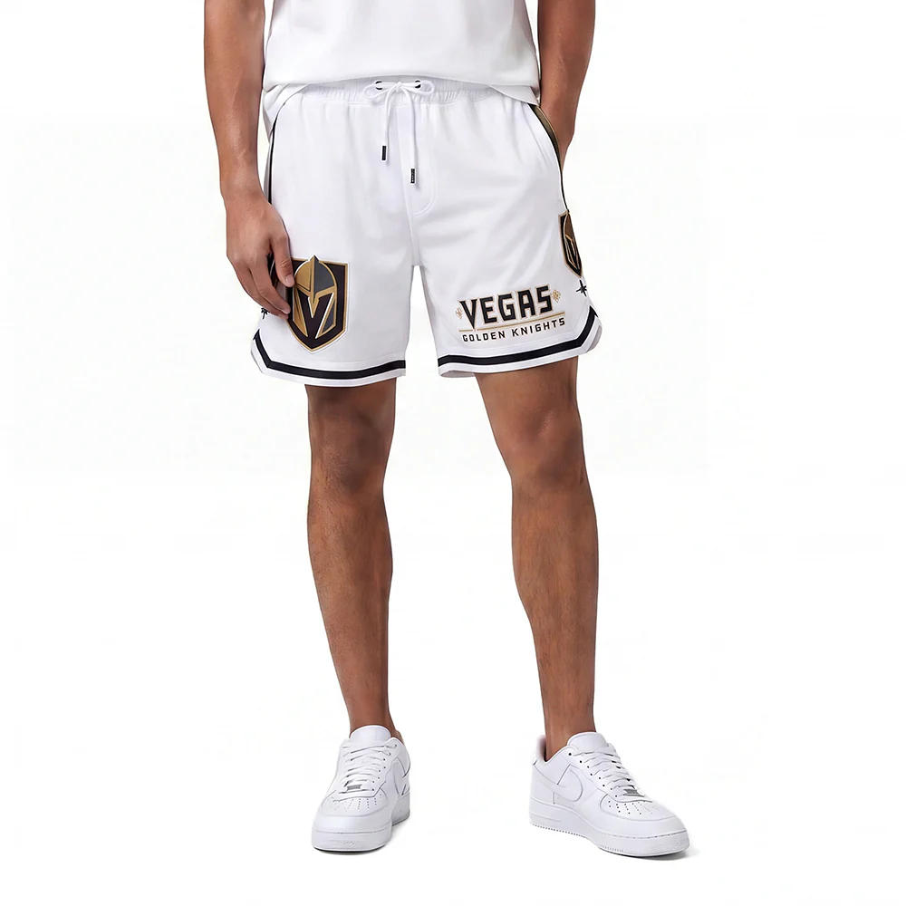NHL VEGAS GOLDEN KNIGHTS CLASSIC CHENILLE MEN'S SHORT (WHITE/BLACK)