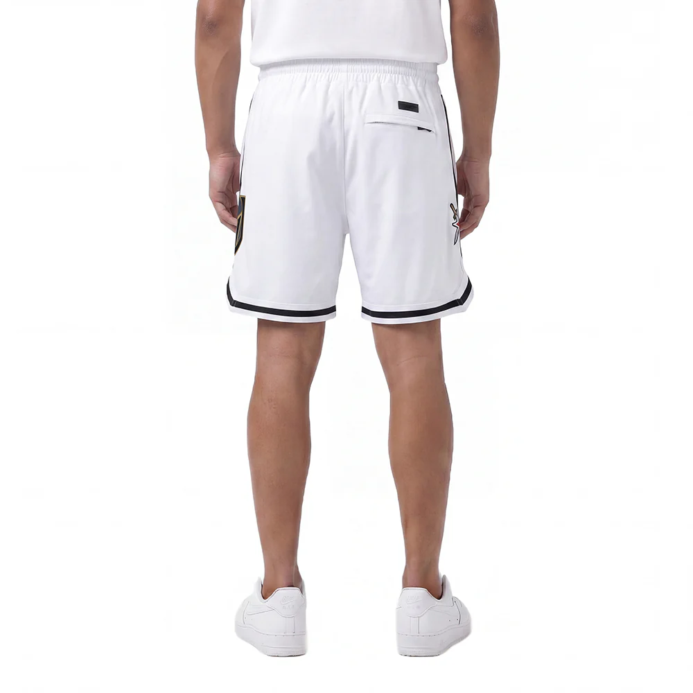NHL VEGAS GOLDEN KNIGHTS CLASSIC CHENILLE MEN'S SHORT (WHITE/BLACK) - Image 2