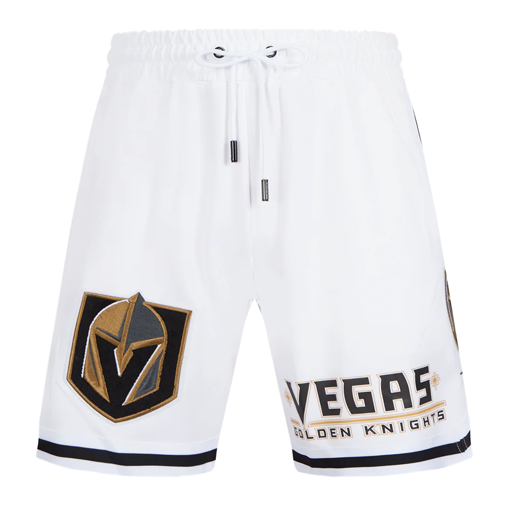 NHL VEGAS GOLDEN KNIGHTS CLASSIC CHENILLE MEN'S SHORT (WHITE/BLACK) - Image 4
