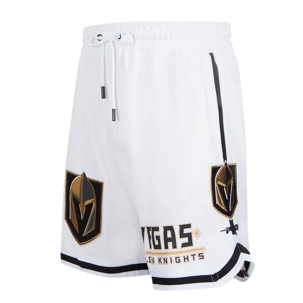 NHL VEGAS GOLDEN KNIGHTS CLASSIC CHENILLE MEN'S SHORT (WHITE/BLACK) - Image 5
