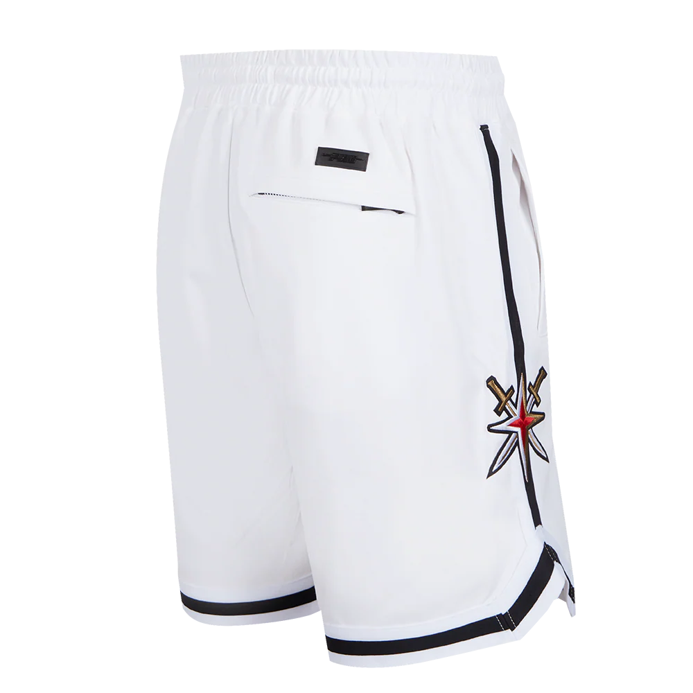 NHL VEGAS GOLDEN KNIGHTS CLASSIC CHENILLE MEN'S SHORT (WHITE/BLACK) - Image 7