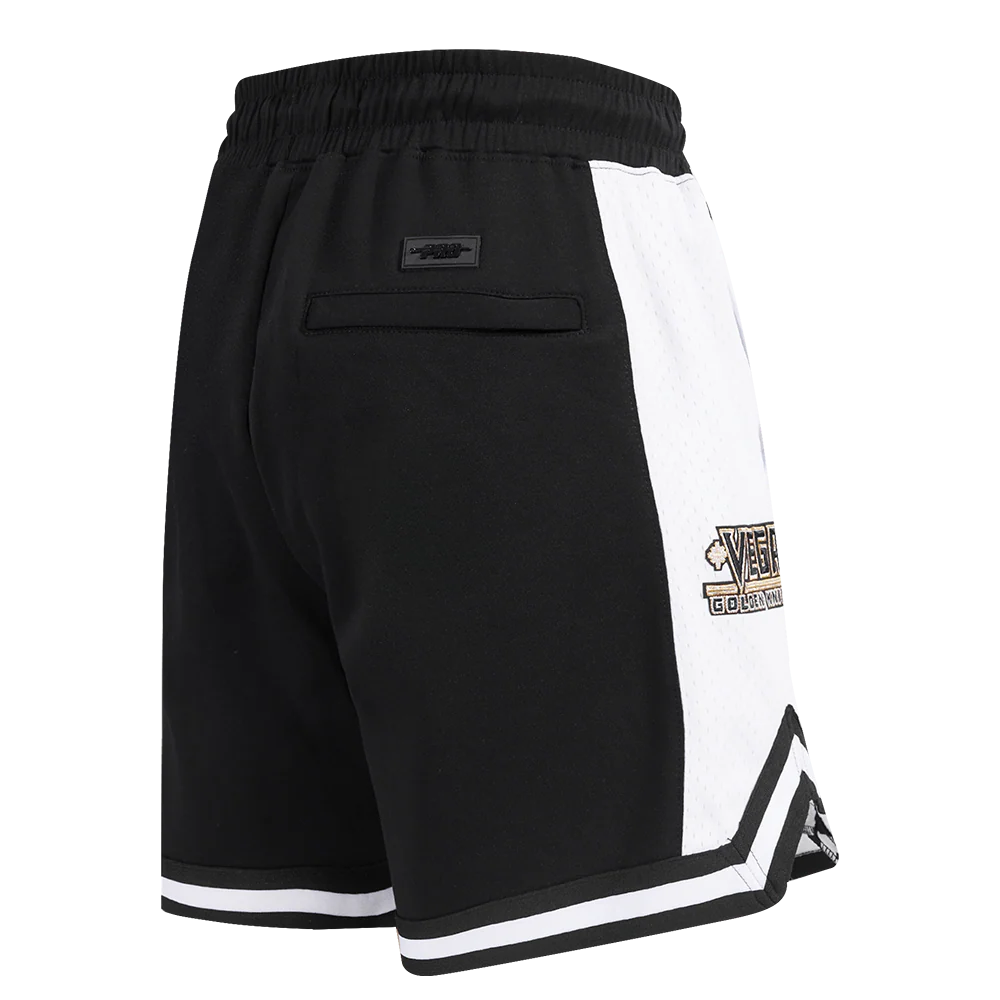 NHL VEGAS GOLDEN KNIGHTS SCRIPT TAIL MEN'S DOUBLE KNIT 2.0 SHORT (BLACK) - Image 3