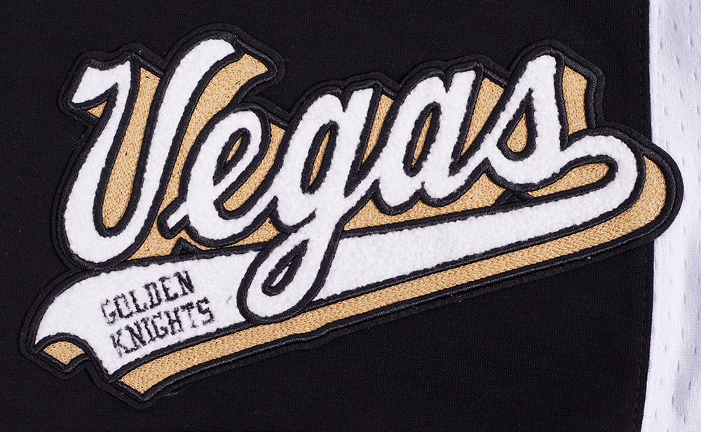 NHL VEGAS GOLDEN KNIGHTS SCRIPT TAIL MEN'S DOUBLE KNIT 2.0 SHORT (BLACK) - Image 6