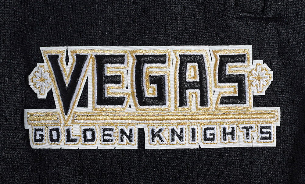 NHL VEGAS GOLDEN KNIGHTS SCRIPT TAIL MEN'S DOUBLE KNIT 2.0 SHORT (WHITE/BLACK) - Image 7