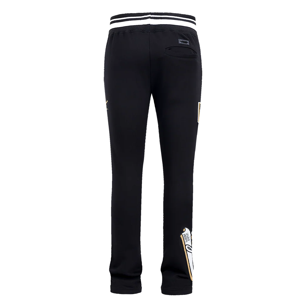 NHL VEGAS GOLDEN KNIGHTS SCRIPT TAIL MEN'S RIB FLEECE SWEATPANT (BLACK) - Image 4