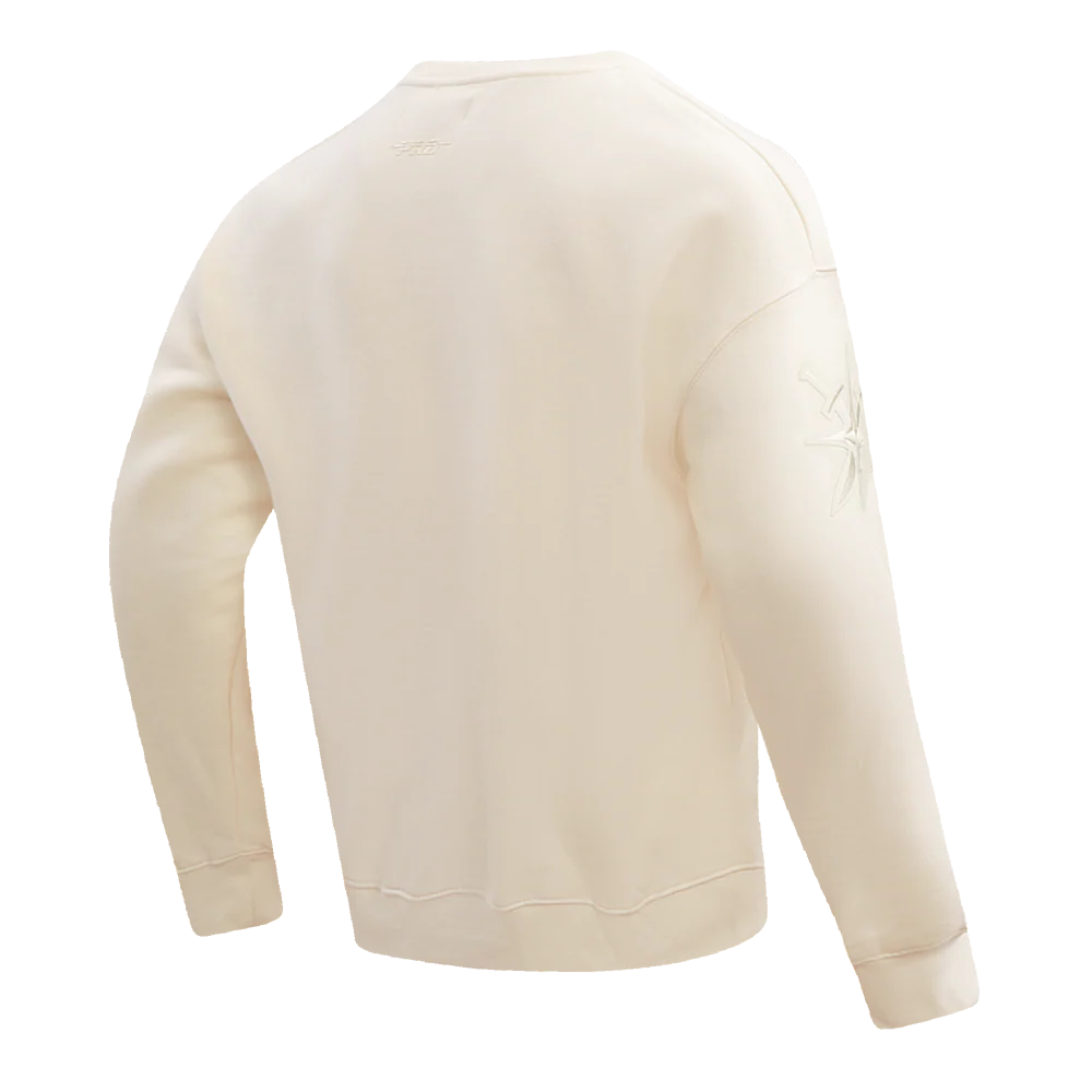 NHL VEGAS GOLDEN KNIGHTS NEUTRAL DROP SHOULDER FLEECE CREWNECK (EGGSHELL) - Image 11